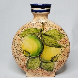 Majolica Vase with Pears